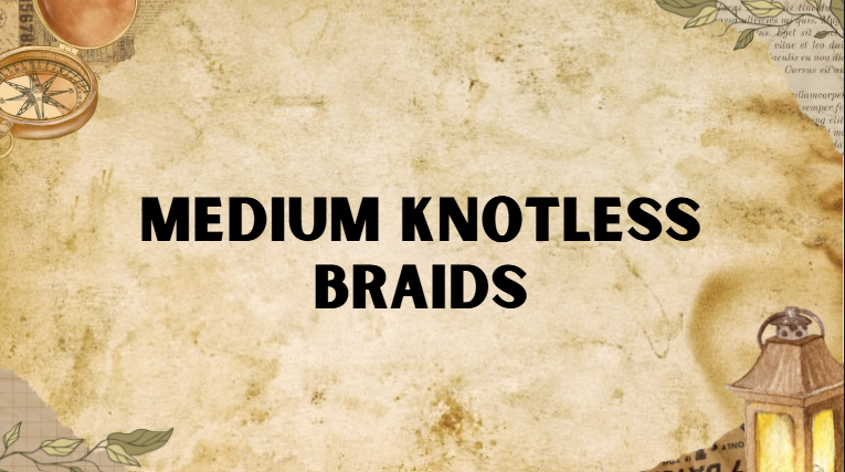 Medium Knotless Braids Medium Knotless Braids